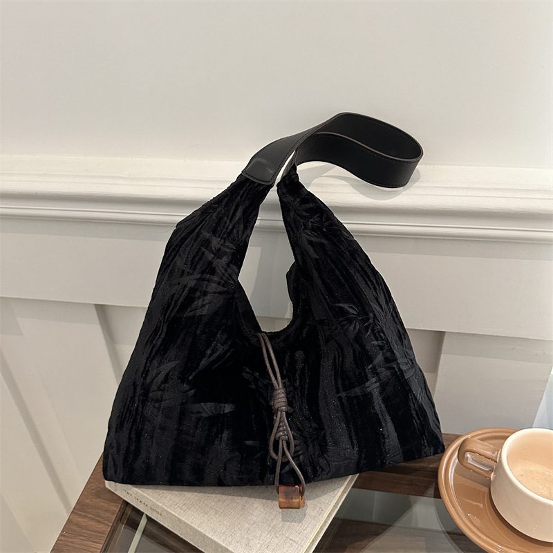 New Chinese Style Bamboo Leaf Tote Bag view 3