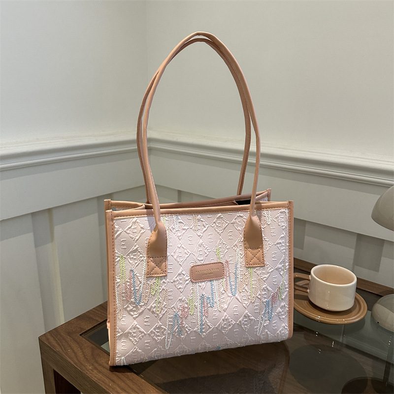 Colorful Vintage Large Capacity Tote Bag view 2
