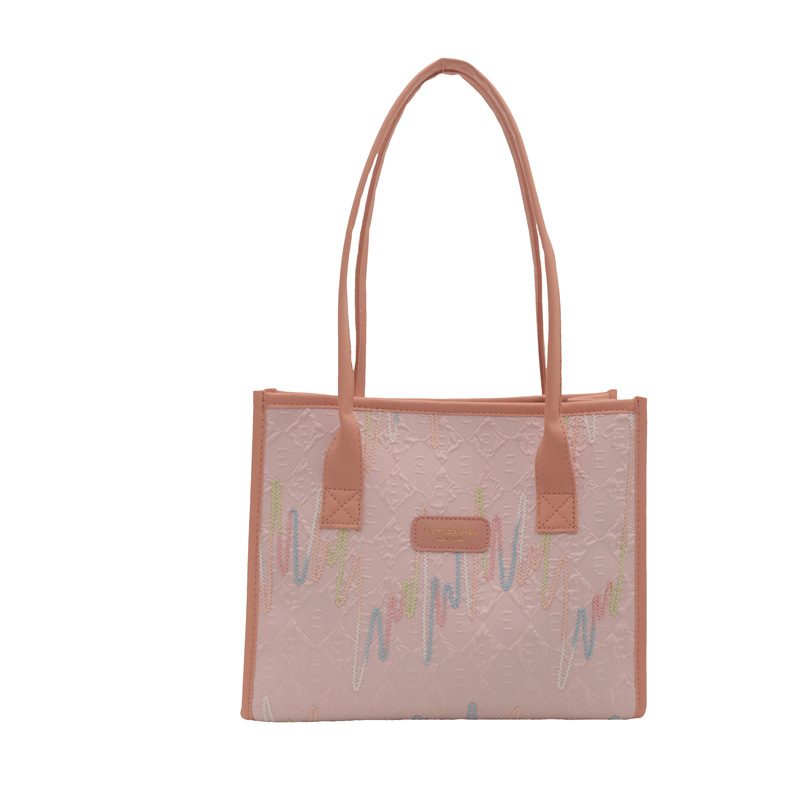 Colorful Vintage Large Capacity Tote Bag view 8