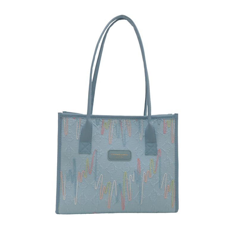Colorful Vintage Large Capacity Tote Bag view 9