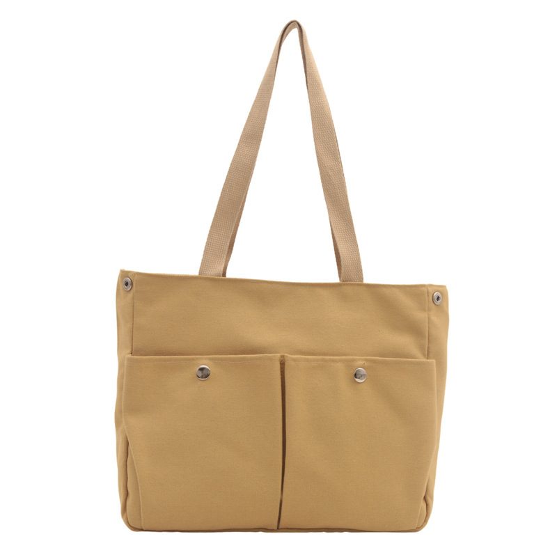 Tas Tote Kanvas Multi Kantong view 9