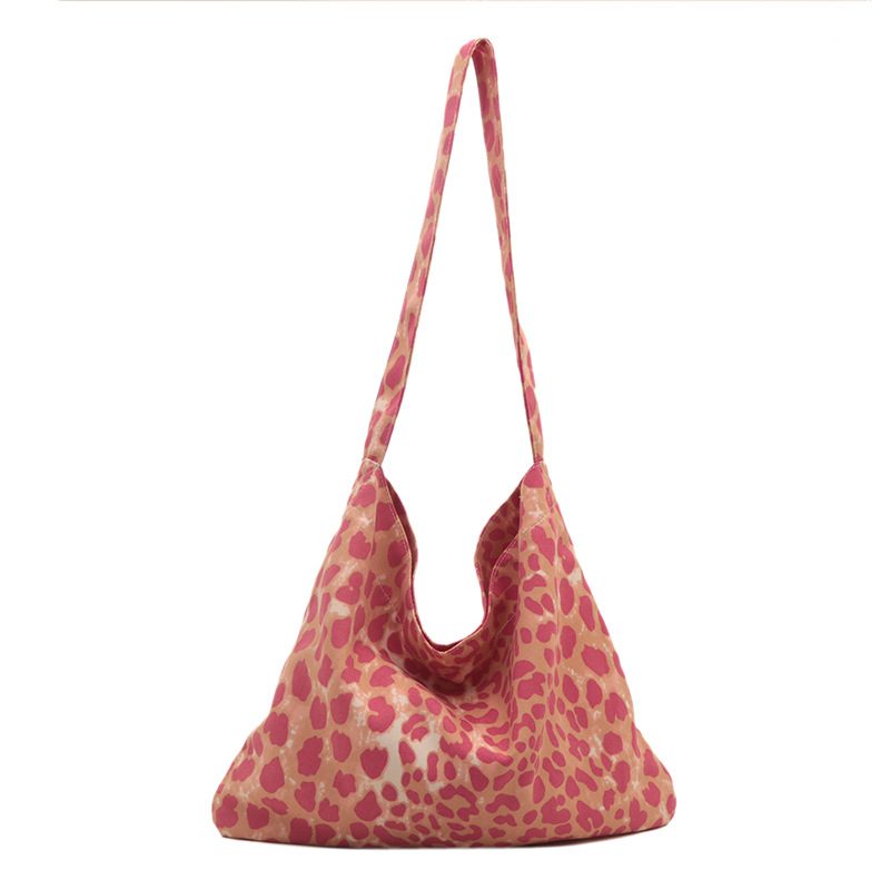 Leopard Print Large Canvas Tote Bag view 7