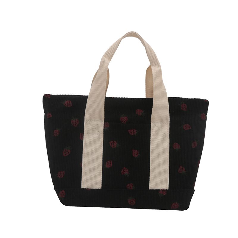 Minimalist Large Canvas Tote Bag view 6