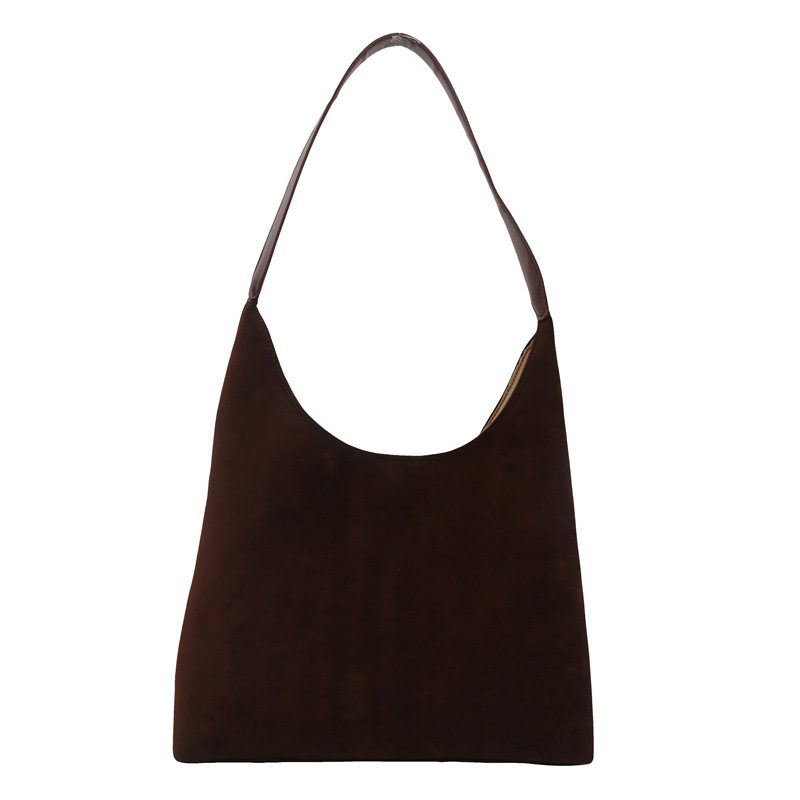 Suede Large Shoulder Tote Bag view 7