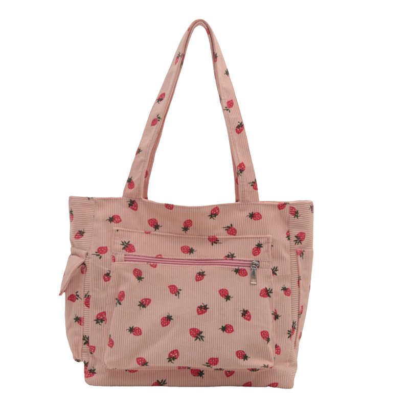Large Preppy Top-Handle Tote Bag view 5