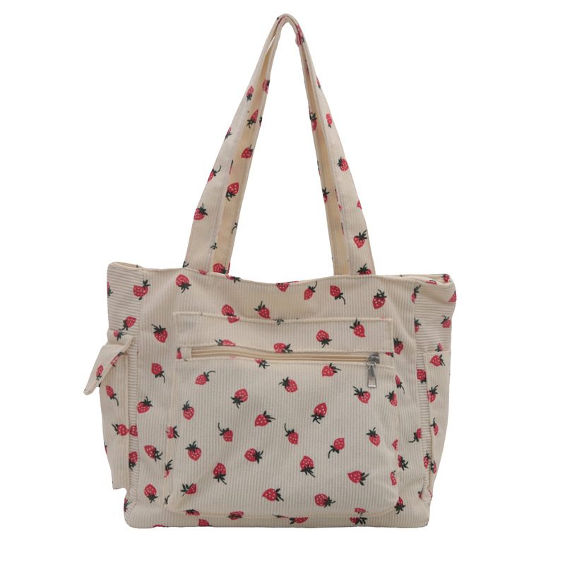 Large Preppy Top-Handle Tote Bag view 8