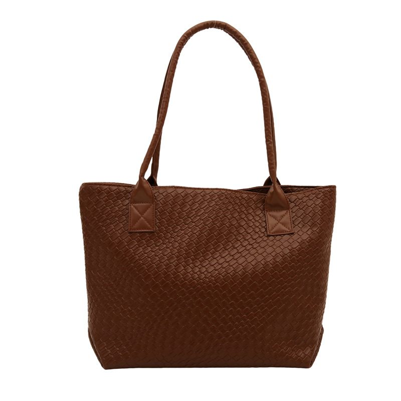 Woven Texture Minimalist Tote Bag view 8