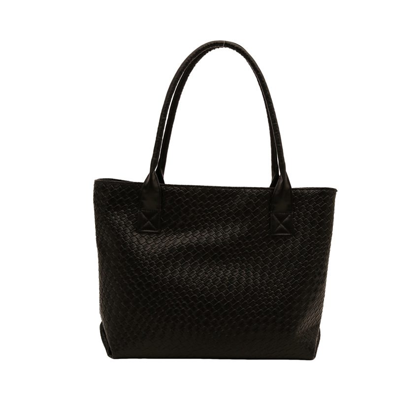 Woven Texture Minimalist Tote Bag view 9