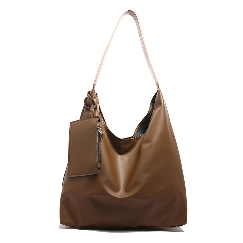 Soft Minimalist Solid Color Tote Bag view 5
