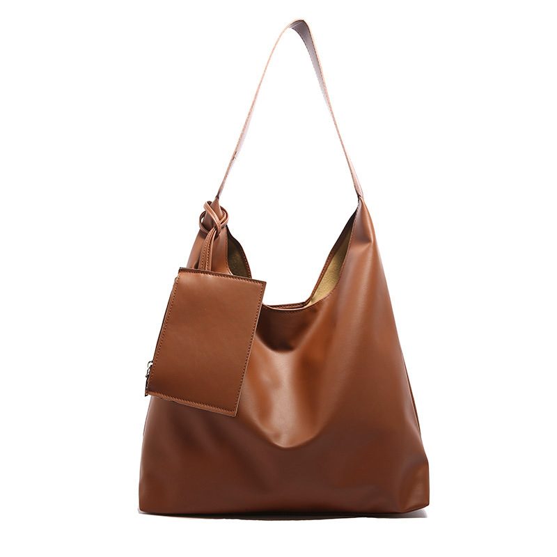 Soft Minimalist Solid Color Tote Bag view 6