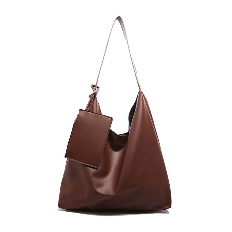 Soft Minimalist Solid Color Tote Bag view 7