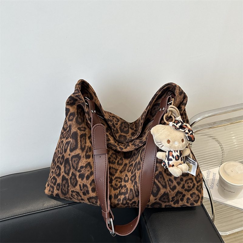 Leopard Print Large Capacity Tote Bag view 3