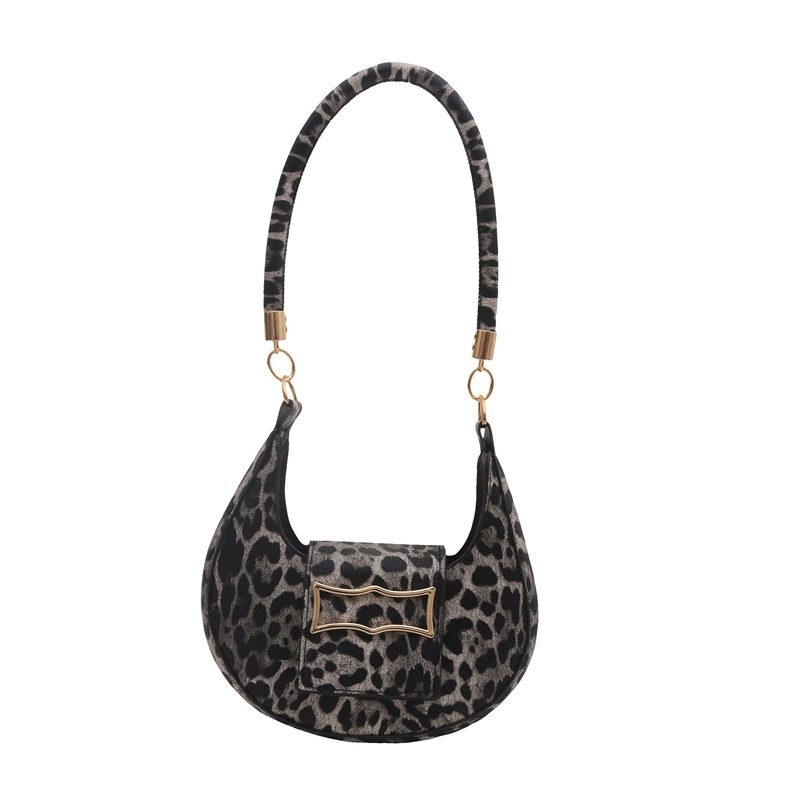 Tas Bahu Top-Handle Motif Leopard view 6