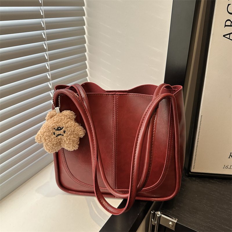 Retro Large Capacity Tote Shoulder Bag view 4