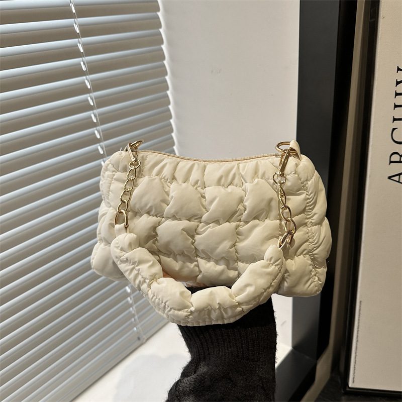 Ruched Cloud Tote Shoulder Bag view 2