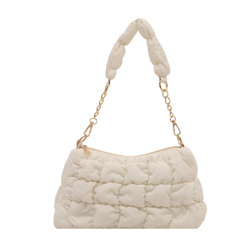 Ruched Cloud Tote Shoulder Bag view 6
