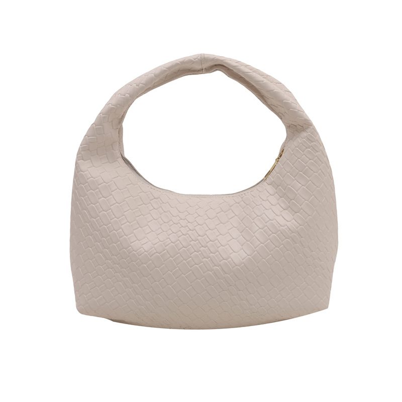 Woven Top-Handle Underarm Shoulder Bag view 7