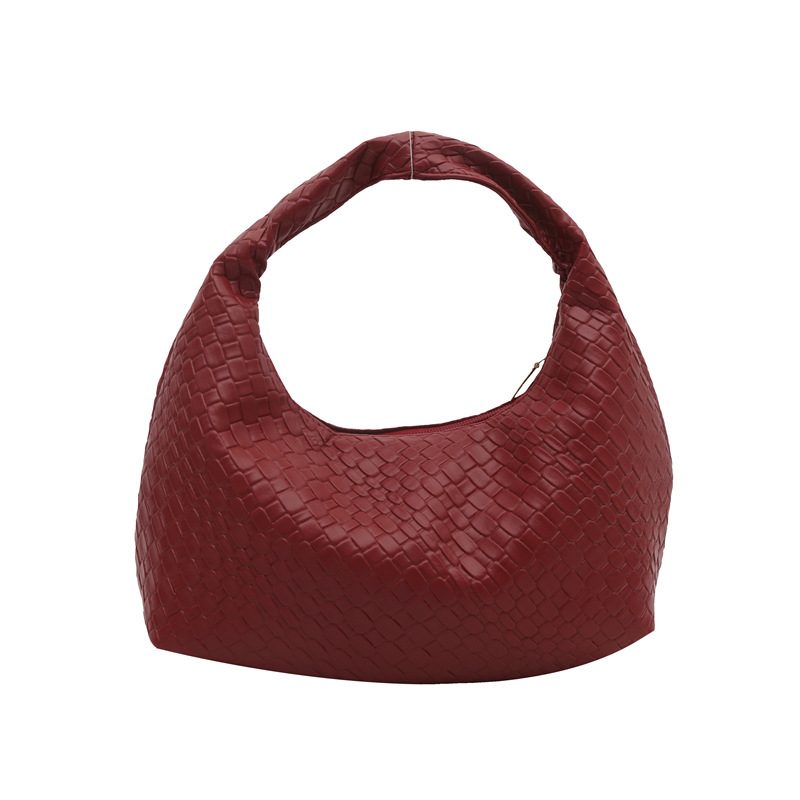 Woven Top-Handle Underarm Shoulder Bag view 9