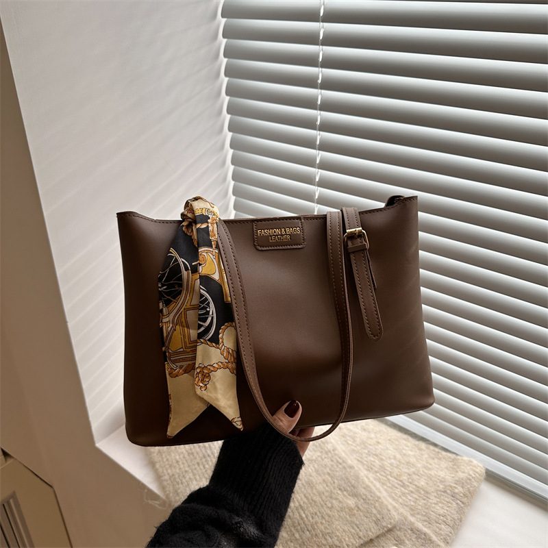 Sac cabas épaule vintage grande capacité view 2