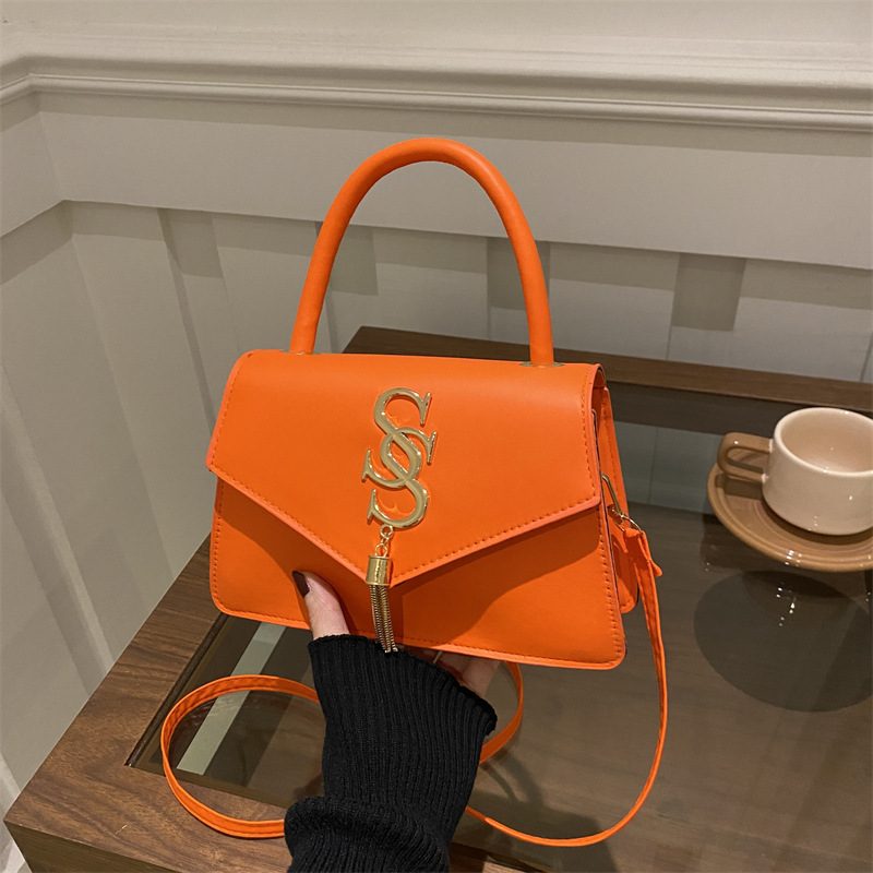 Retro Fringe Top-Handle Shoulder Bag view 3