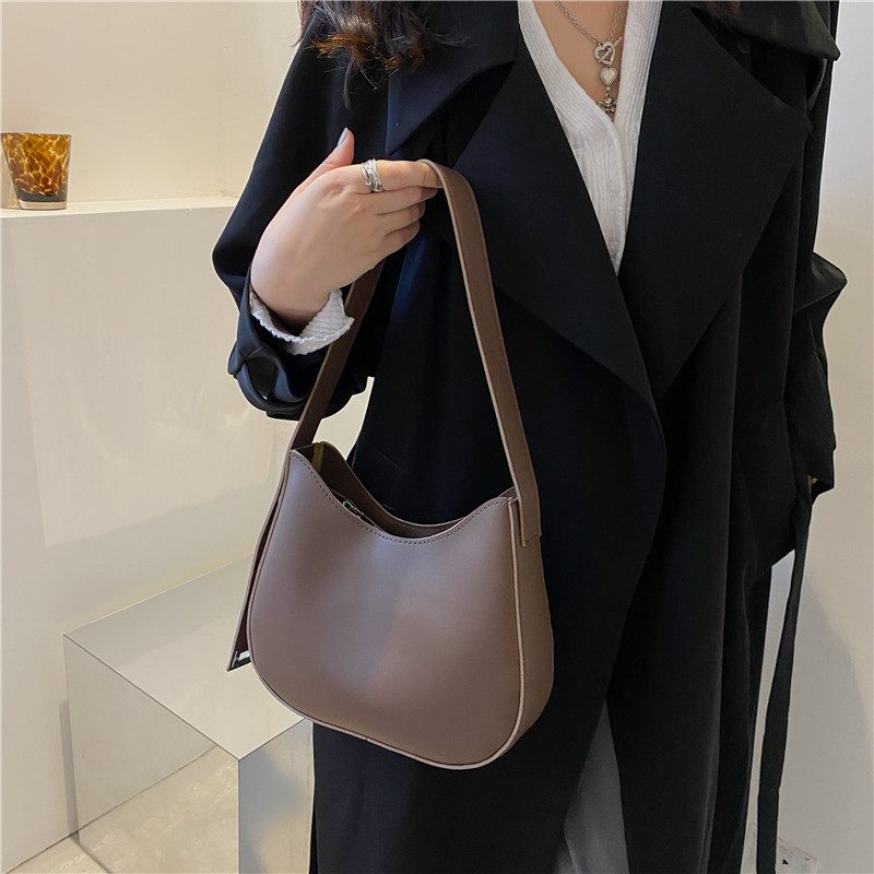 Tas Bahu Pegangan Atas Mini Warna Solid view 2