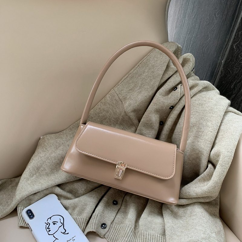 Vintage Baguette Top-Handle Shoulder Bag view 3