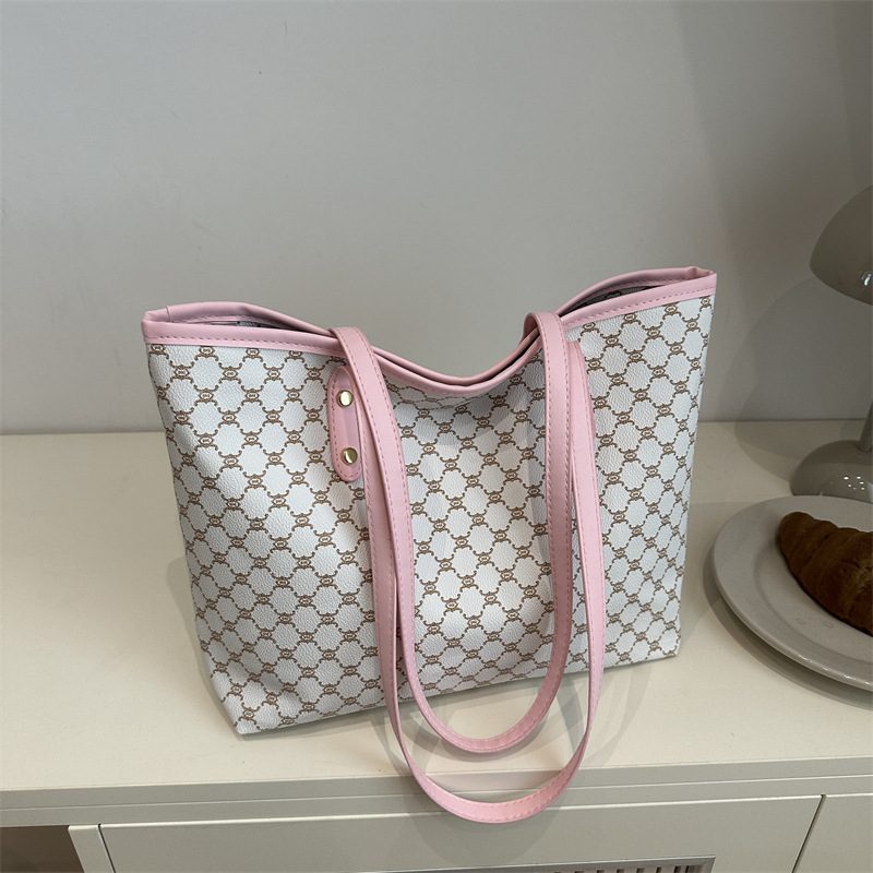 Tas Tote Bahu Minimalis Kapasitas Besar view 2
