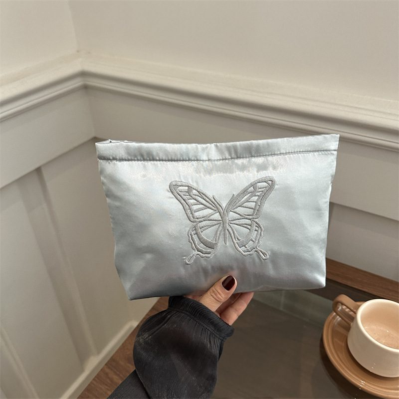 Embroidered Butterfly Cosmetic Travel Bag view 2