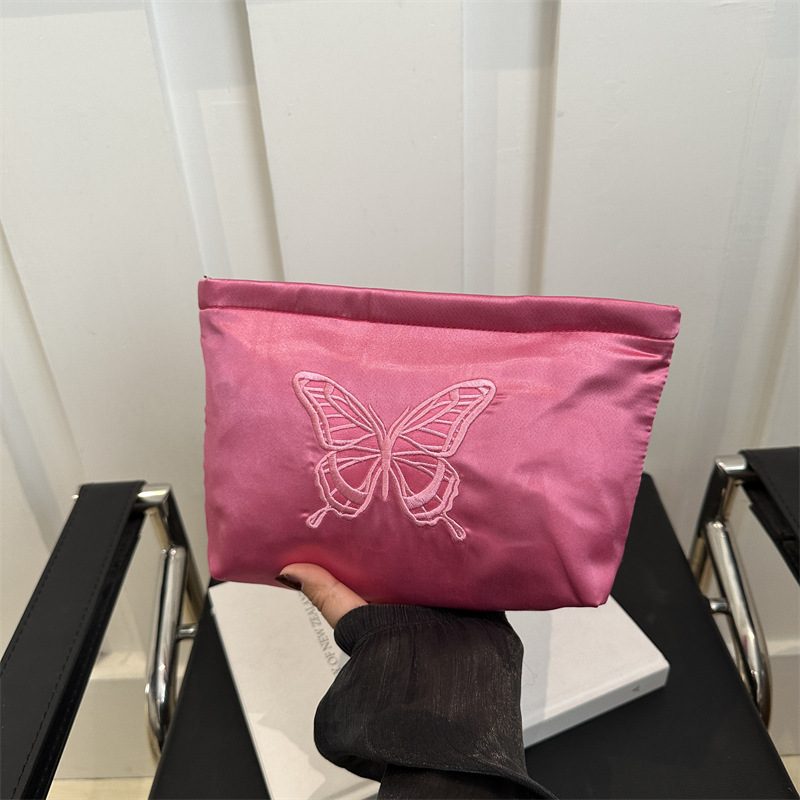 Embroidered Butterfly Cosmetic Travel Bag view 3