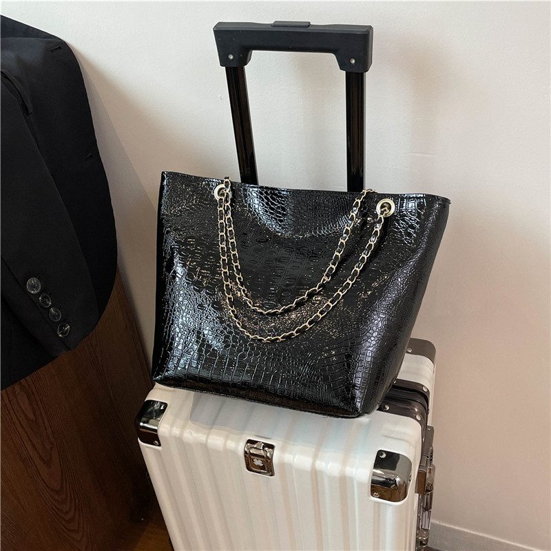 Crocodile Pattern Large Capacity Tote Bag view 3