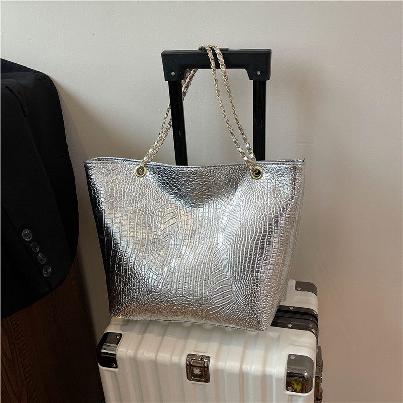 Crocodile Pattern Large Capacity Tote Bag view 4