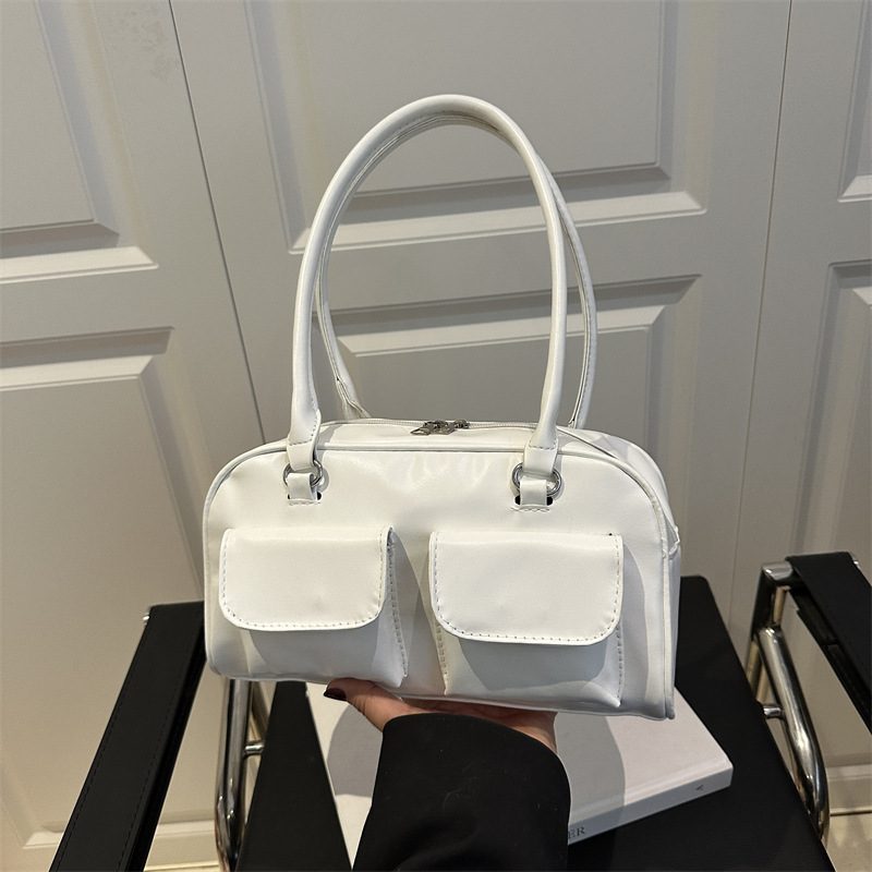 Double Pocket Large Capacity Shoulder Tote Bag view 4