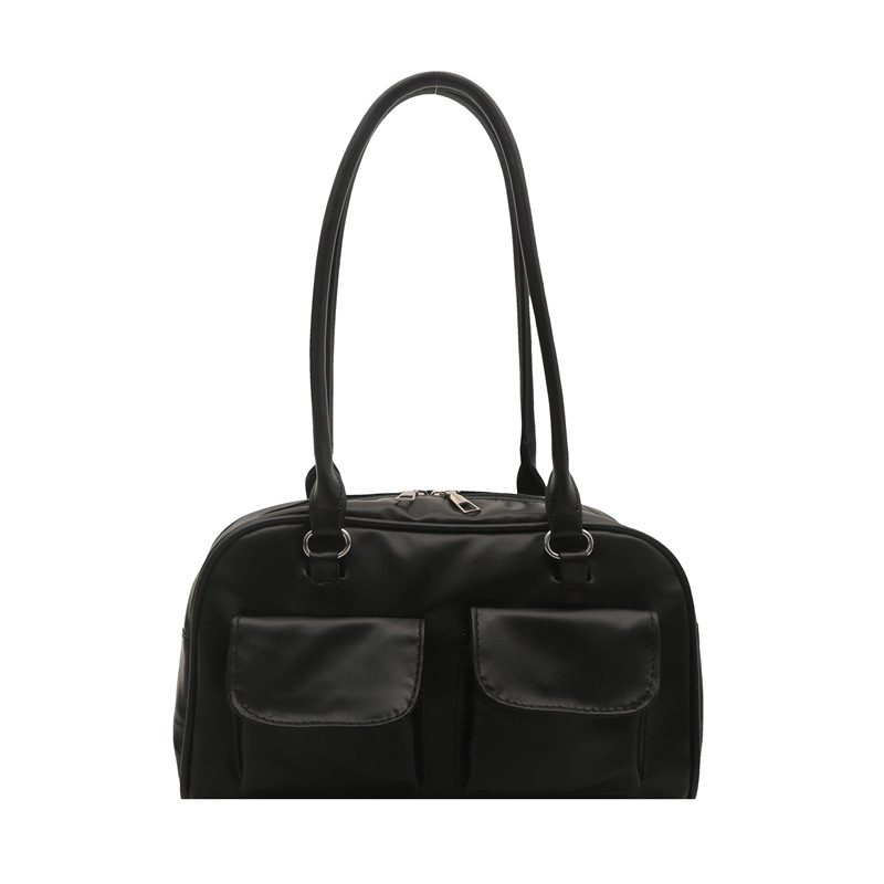 Double Pocket Large Capacity Shoulder Tote Bag view 5