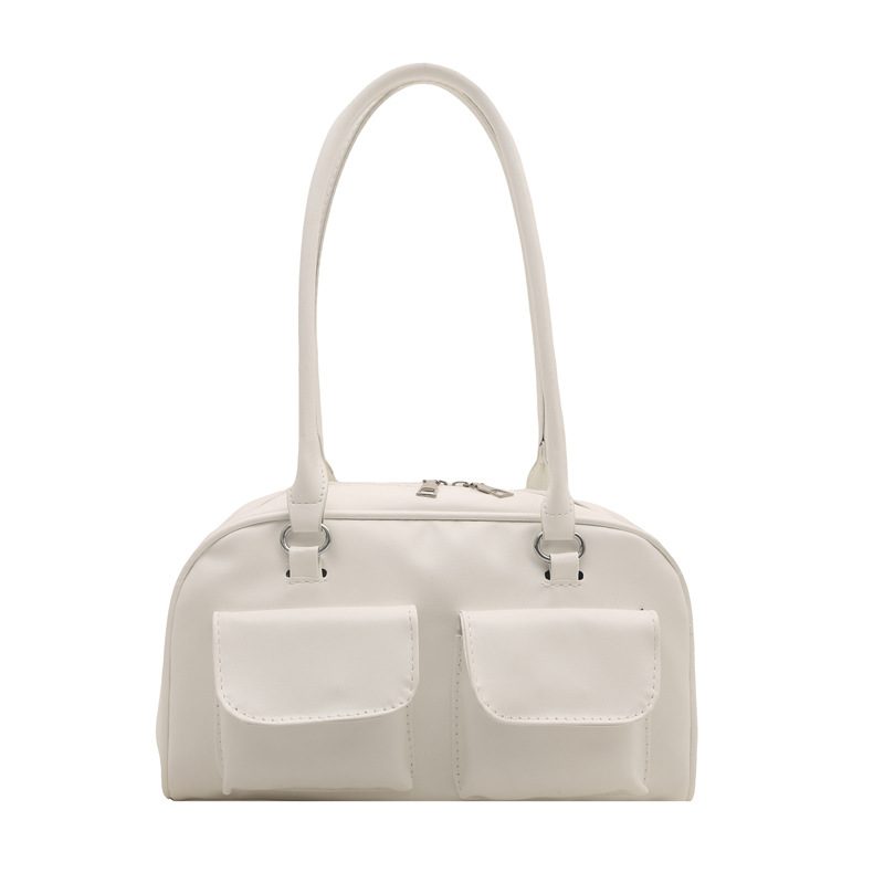 Double Pocket Large Capacity Shoulder Tote Bag view 7