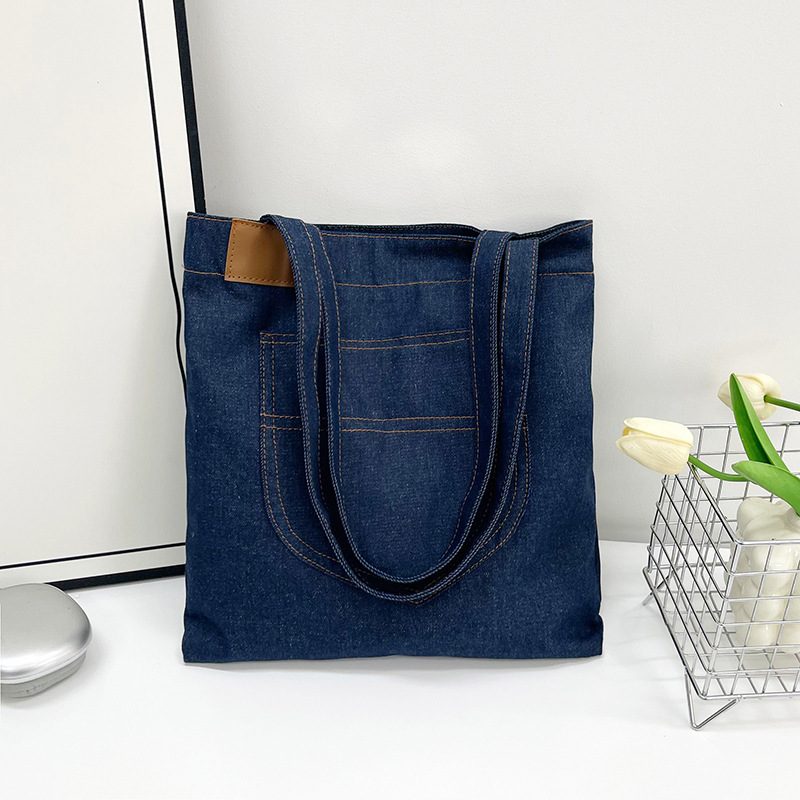 Casual Canvas Large Capacity Shoulder Tote Bag view 3