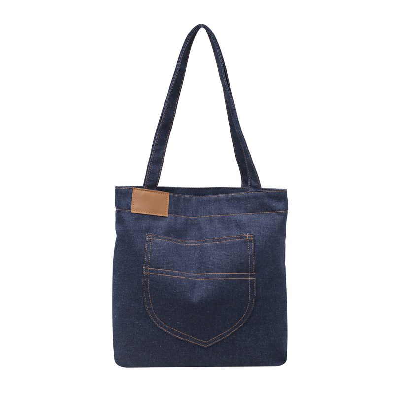Casual Canvas Large Capacity Shoulder Tote Bag view 5