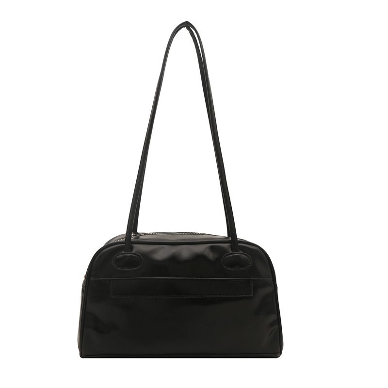 Multi-Pocket Zip Top-Handle Bowling Shoulder Bag view 8