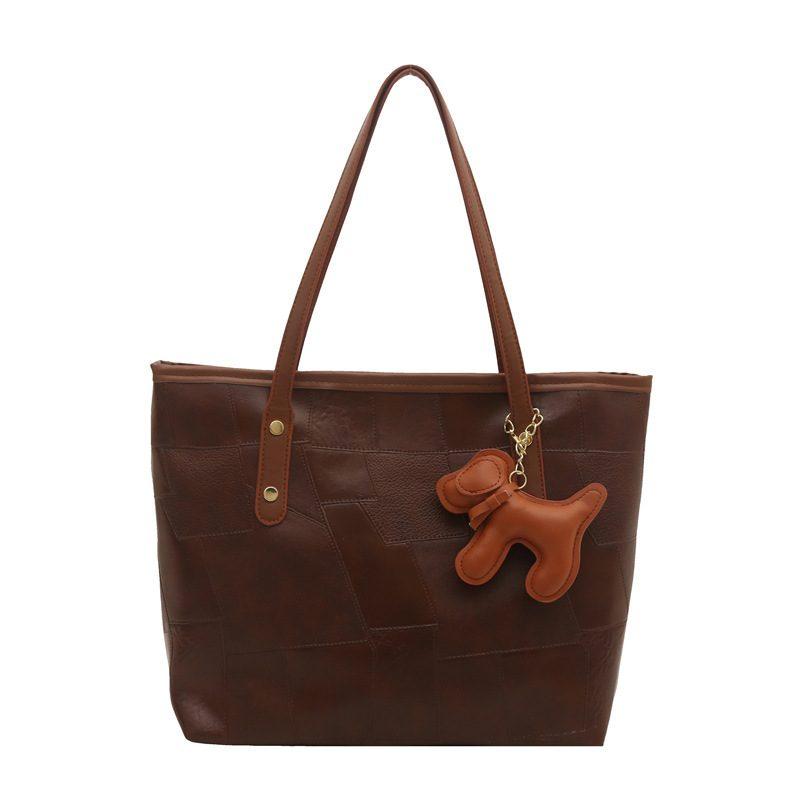Tas Tote Bahu Minimalis Kapasitas Besar view 5