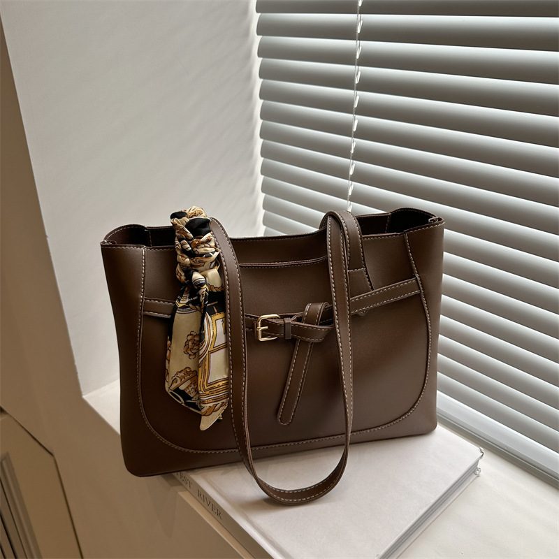 Sac cabas épaule minimaliste grande capacité view 4