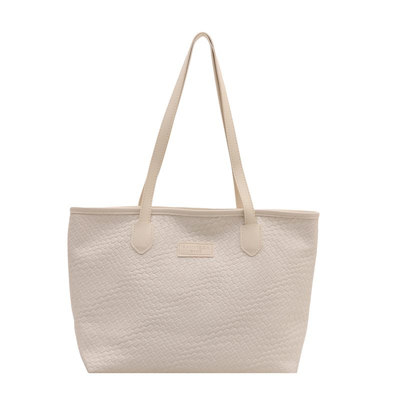 Tas Tote Bahu Kapasitas Besar dengan Emboss view 6