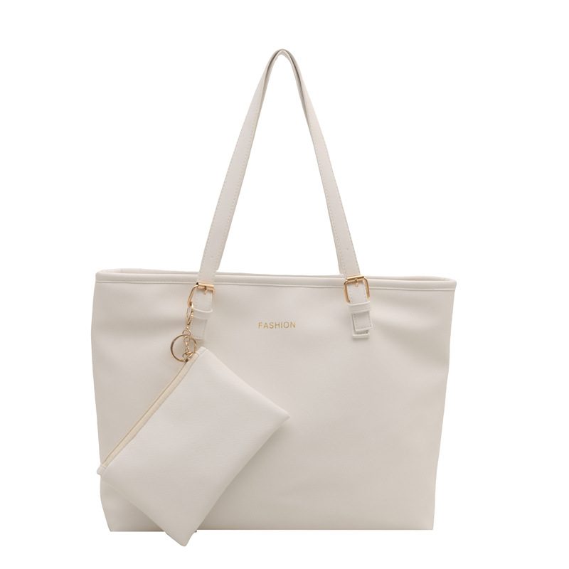 PU Leather Two-Piece Top-Handle Shoulder Tote Bag view 6