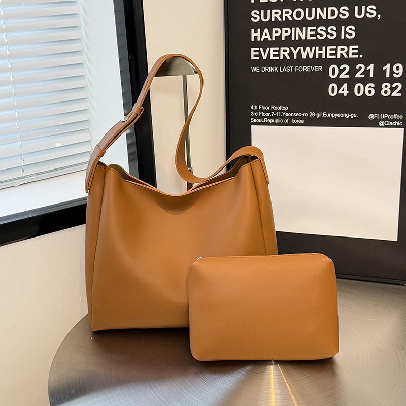 Large Capacity Two-Piece Shoulder Tote Bag view 4