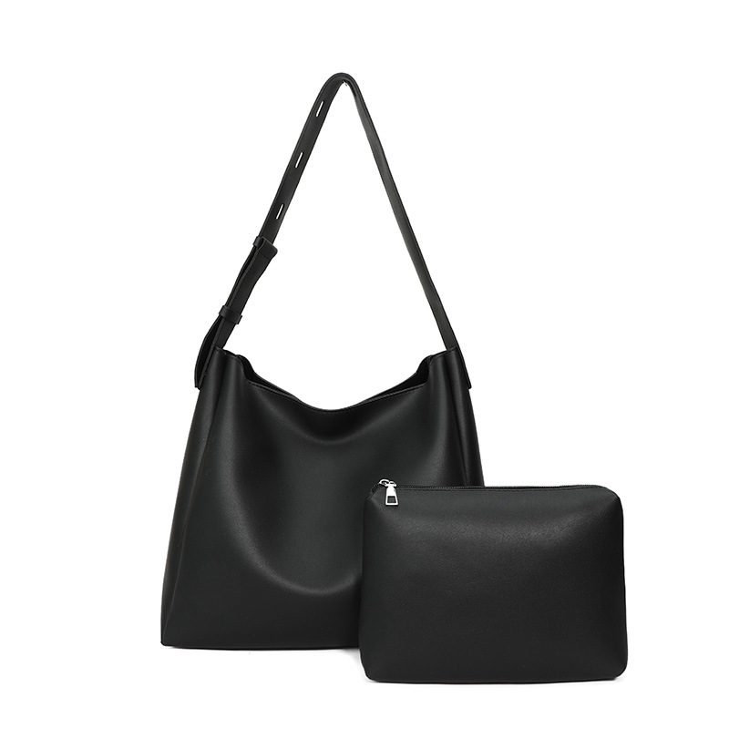 Large Capacity Two-Piece Shoulder Tote Bag view 6