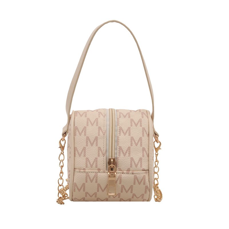 Vintage Print Top-Handle Shoulder Tote view 6