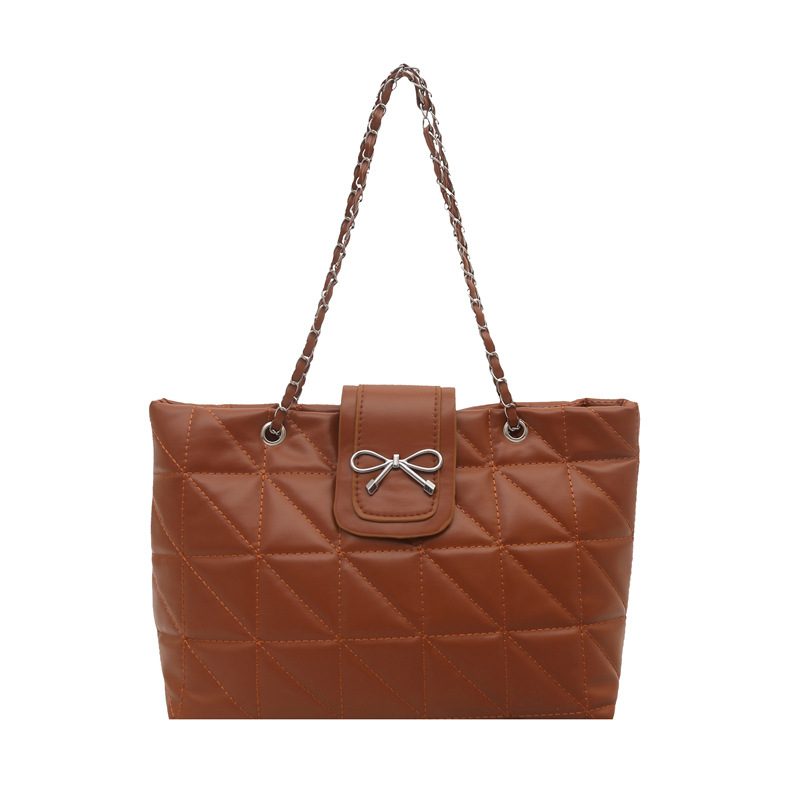 Bow Chain Strap Large Capacity Tote Bag view 10