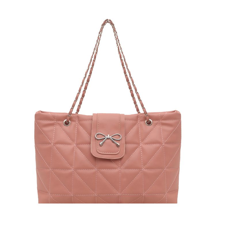 Bow Chain Strap Large Capacity Tote Bag view 9