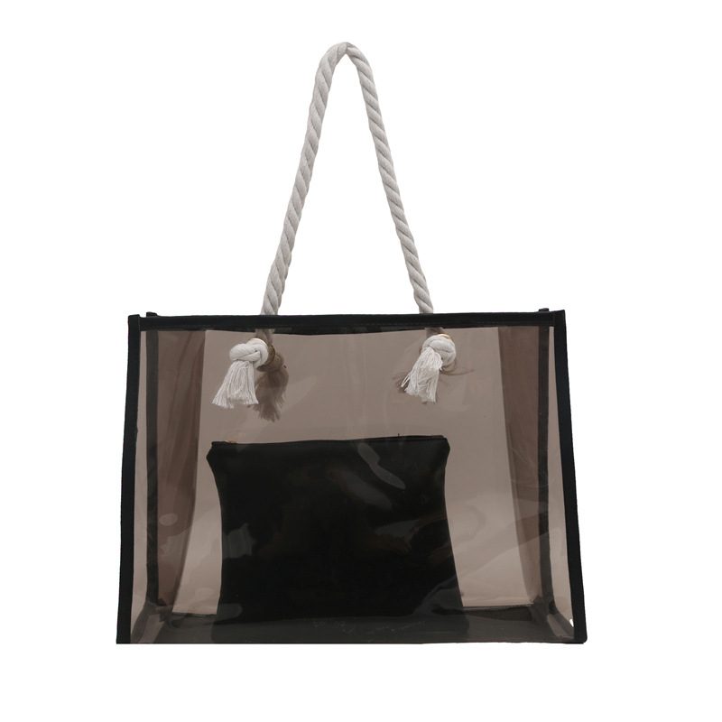 Large Clear Tote Bag with Pouch view 8