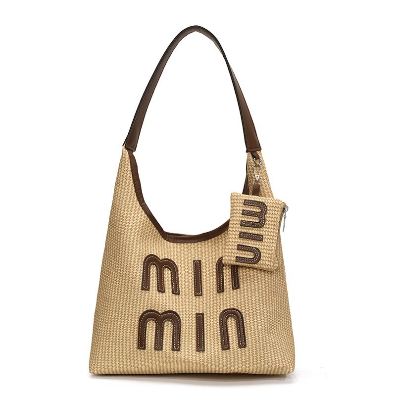 Cabas vintage avec pochette view 5