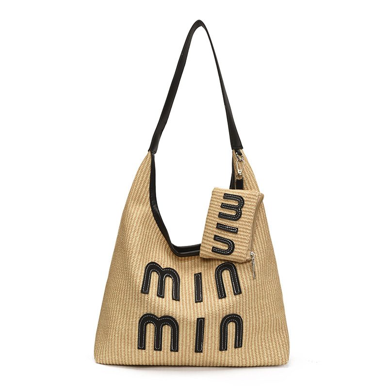 Cabas vintage avec pochette view 6
