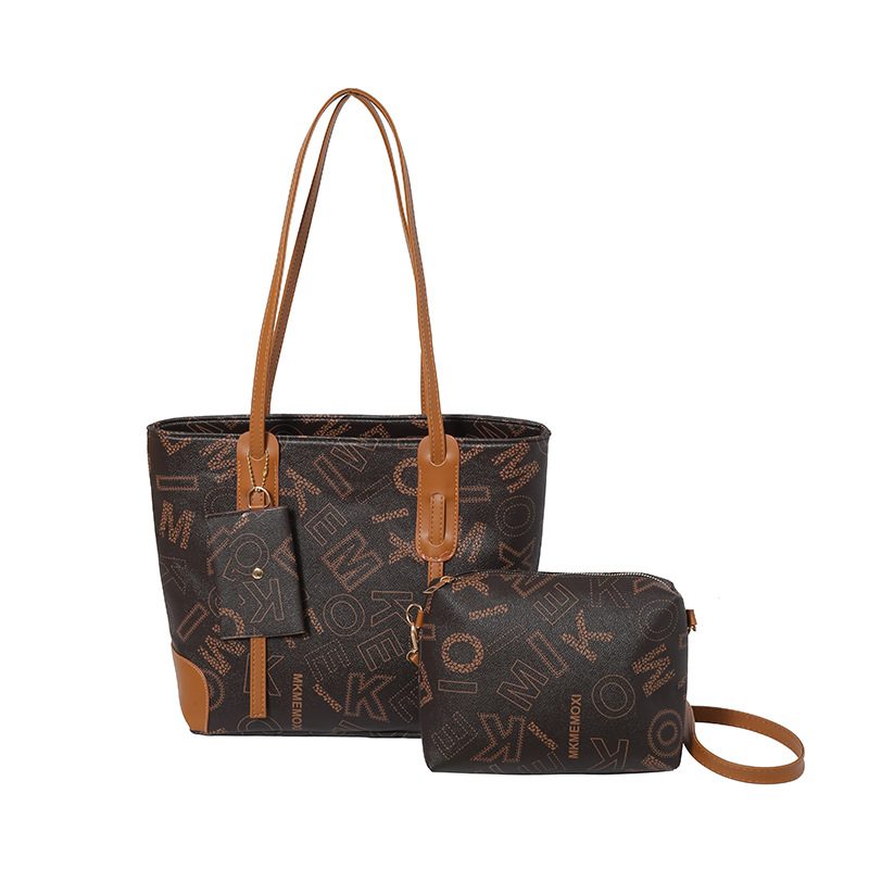 Tas Tote Besar Vintage dengan Huruf view 9